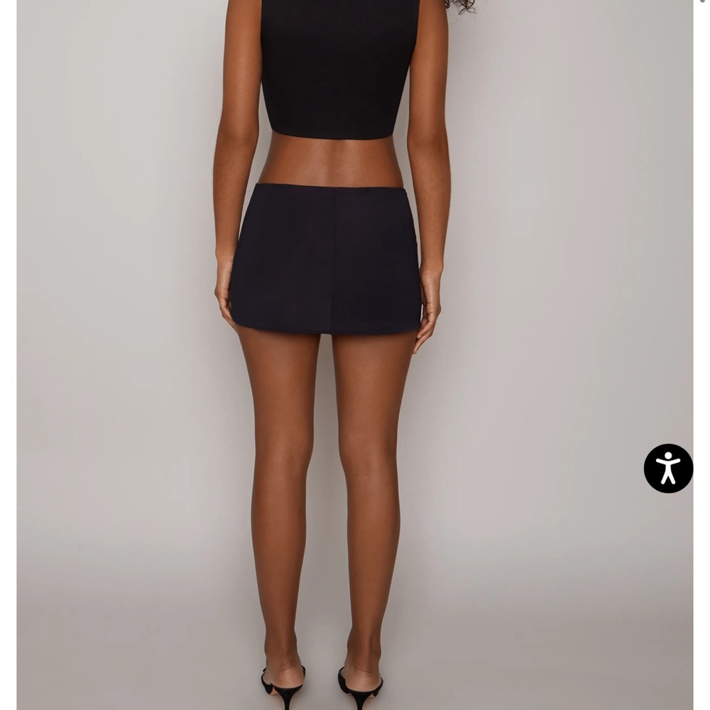 COPY - Danielle guizio micro mini black skirt Size M